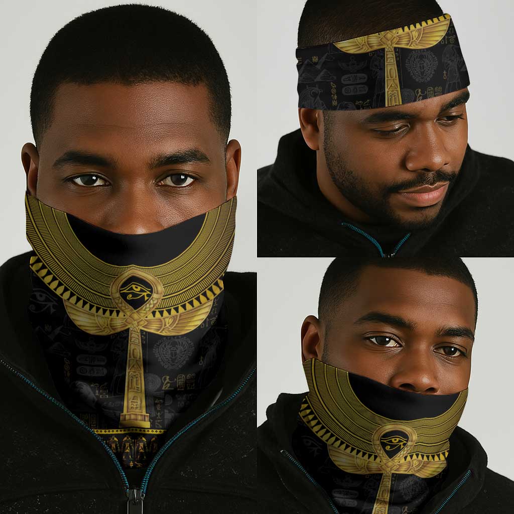 The Ankh Egyptian Hieroglyphs Neck Gaiter LT9