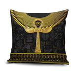 The Ankh Egyptian Hieroglyphs Pillow Cover