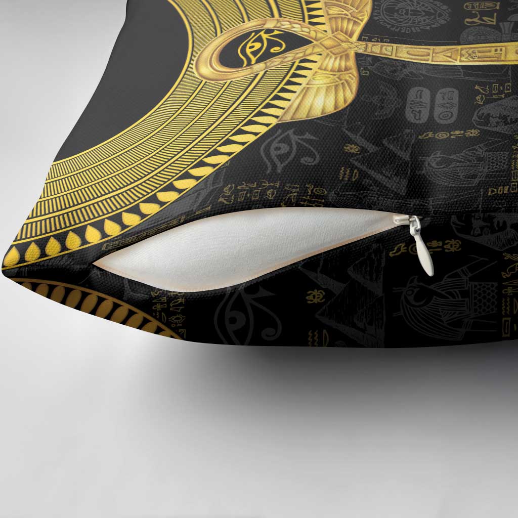 The Ankh Egyptian Hieroglyphs Pillow Cover