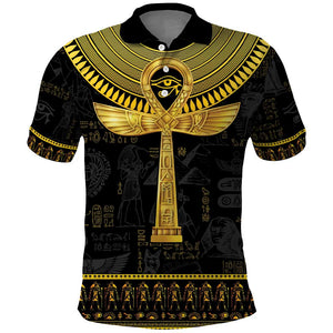 The Ankh Egyptian Hieroglyphs Polo Shirt