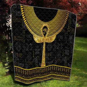 The Ankh Egyptian Hieroglyphs Quilt