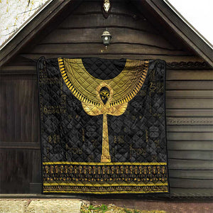 The Ankh Egyptian Hieroglyphs Quilt