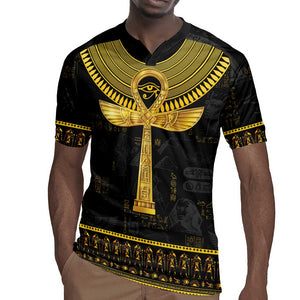 The Ankh Egyptian Hieroglyphs Rugby Jersey