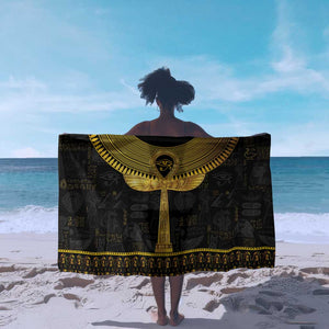 The Ankh Egyptian Hieroglyphs Sarong