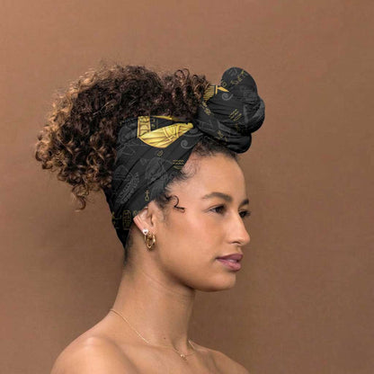 The Ankh Egyptian Hieroglyphs Simple Headwrap