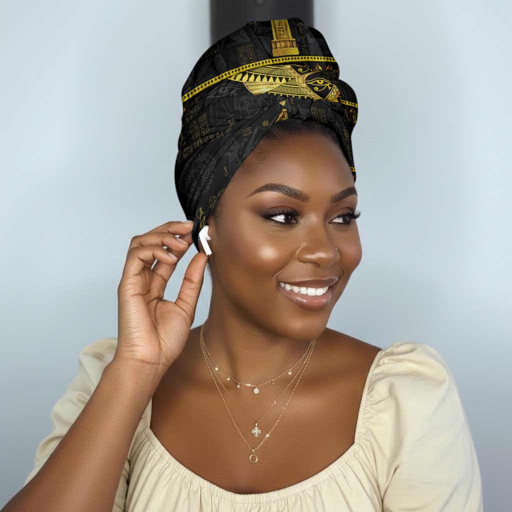 The Ankh Egyptian Hieroglyphs Simple Headwrap