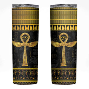 The Ankh Egyptian Hieroglyphs Skinny Tumbler