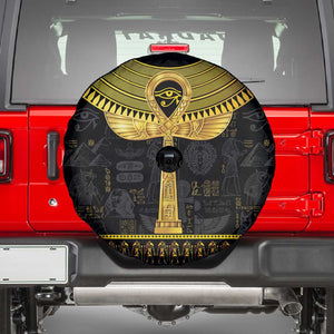 The Ankh Egyptian Hieroglyphs Spare Tire Cover