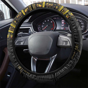 The Ankh Egyptian Hieroglyphs Steering Wheel Cover