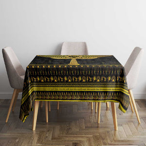 The Ankh Egyptian Hieroglyphs Tablecloth