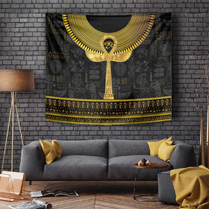 The Ankh Egyptian Hieroglyphs Tapestry