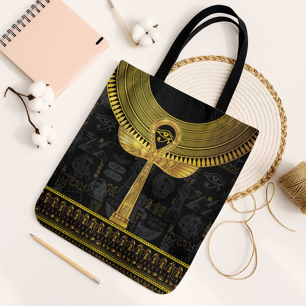 The Ankh Egyptian Hieroglyphs Tote Bag