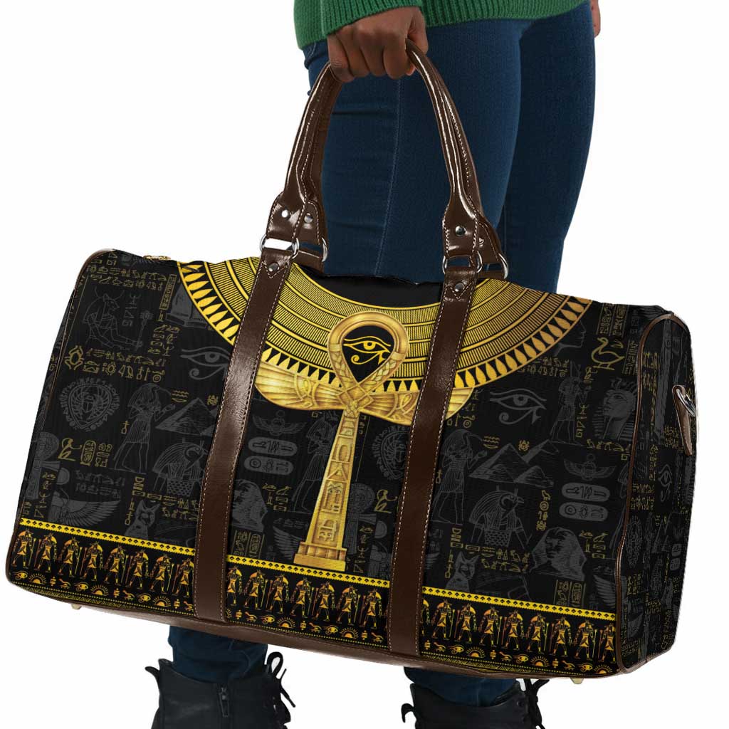 The Ankh Egyptian Hieroglyphs Travel Bag