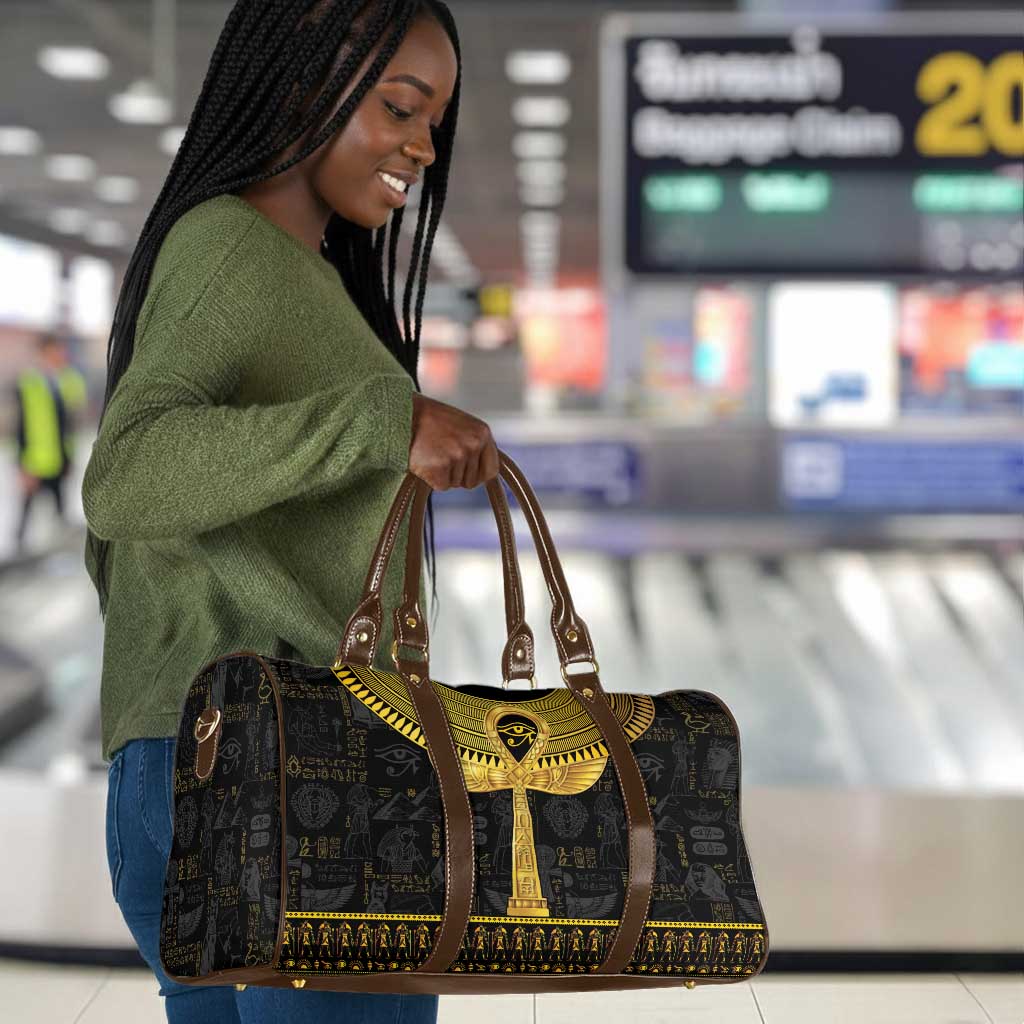 The Ankh Egyptian Hieroglyphs Travel Bag