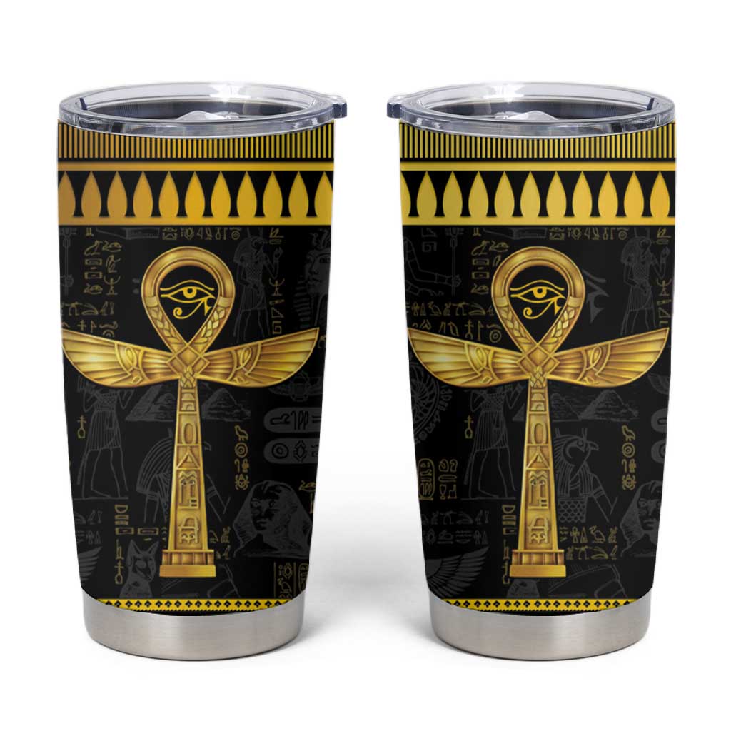 The Ankh Egyptian Hieroglyphs Tumbler Cup