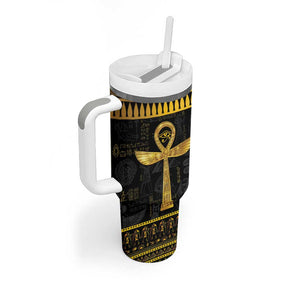 The Ankh Egyptian Hieroglyphs Tumbler With Handle