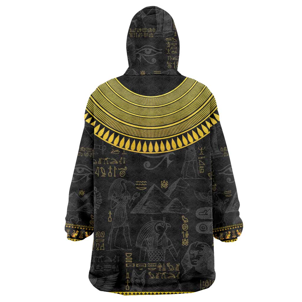 The Ankh Egyptian Hieroglyphs Wearable Blanket Hoodie