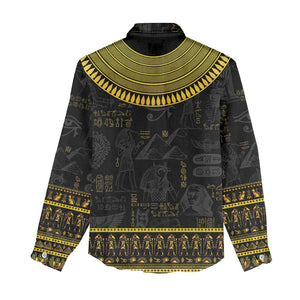 The Ankh Egyptian Hieroglyphs Women Casual Shirt