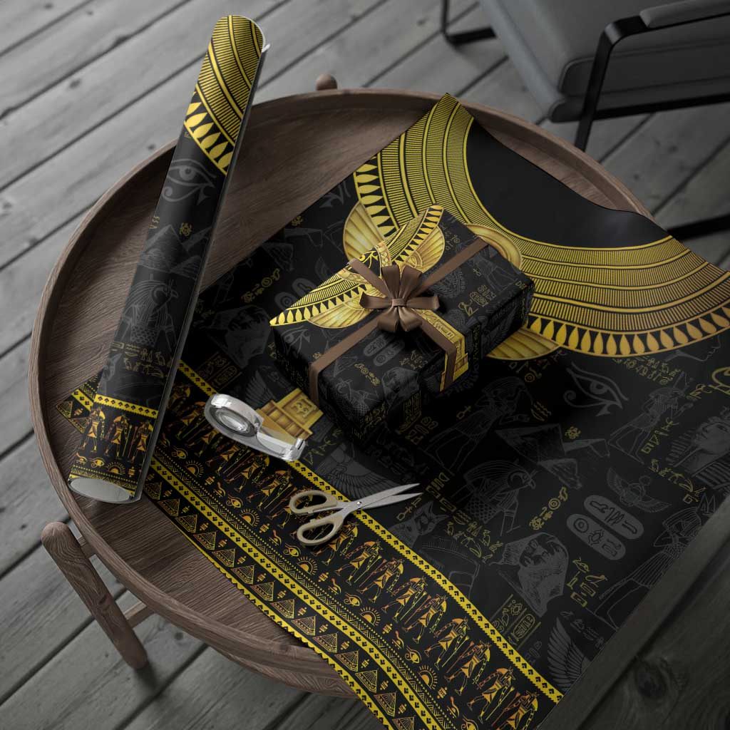 The Ankh Egyptian Hieroglyphs Wrapping Paper - African Pride