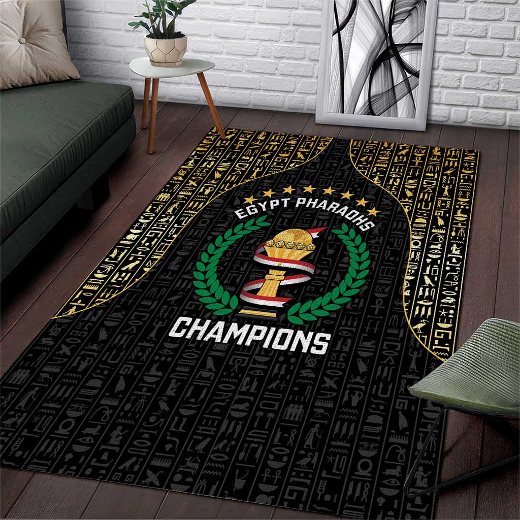 Egypt Pharaohs Area Rug African Football Champions 2025