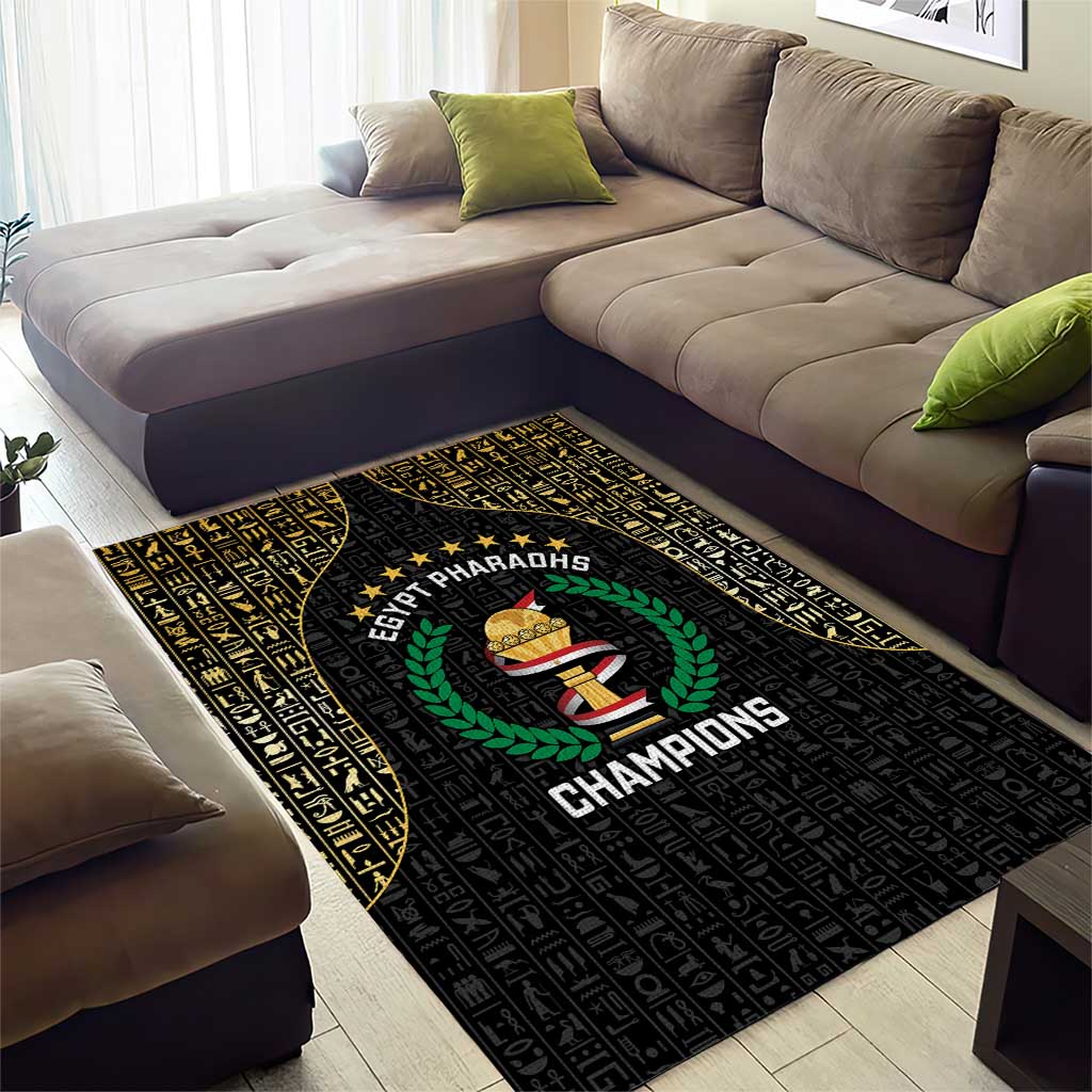 Egypt Pharaohs Area Rug African Football Champions 2025