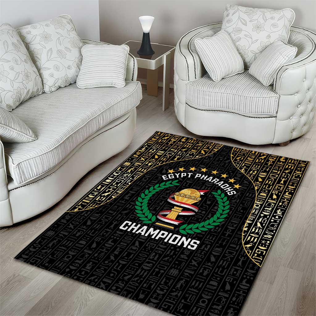 Egypt Pharaohs Area Rug African Football Champions 2025