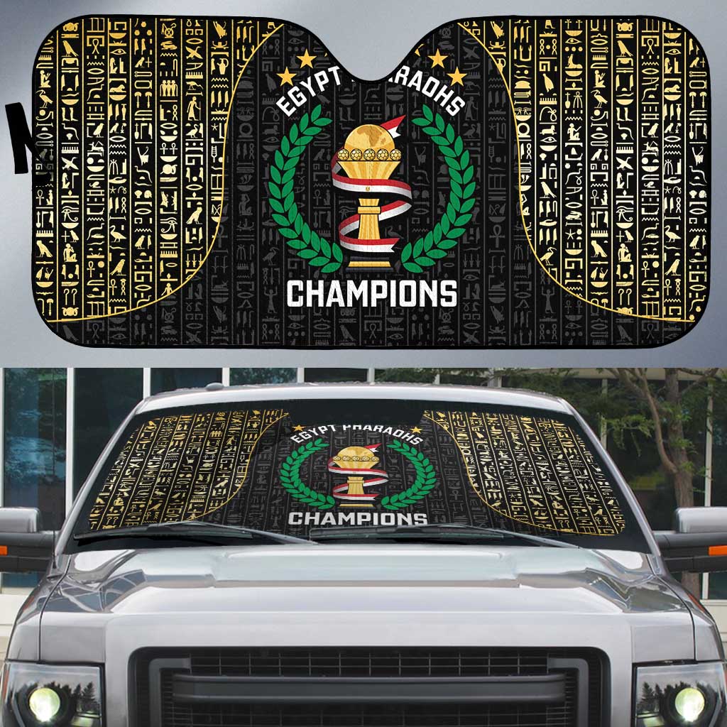 Egypt Pharaohs Auto Sun Shade African Football Champions 2025