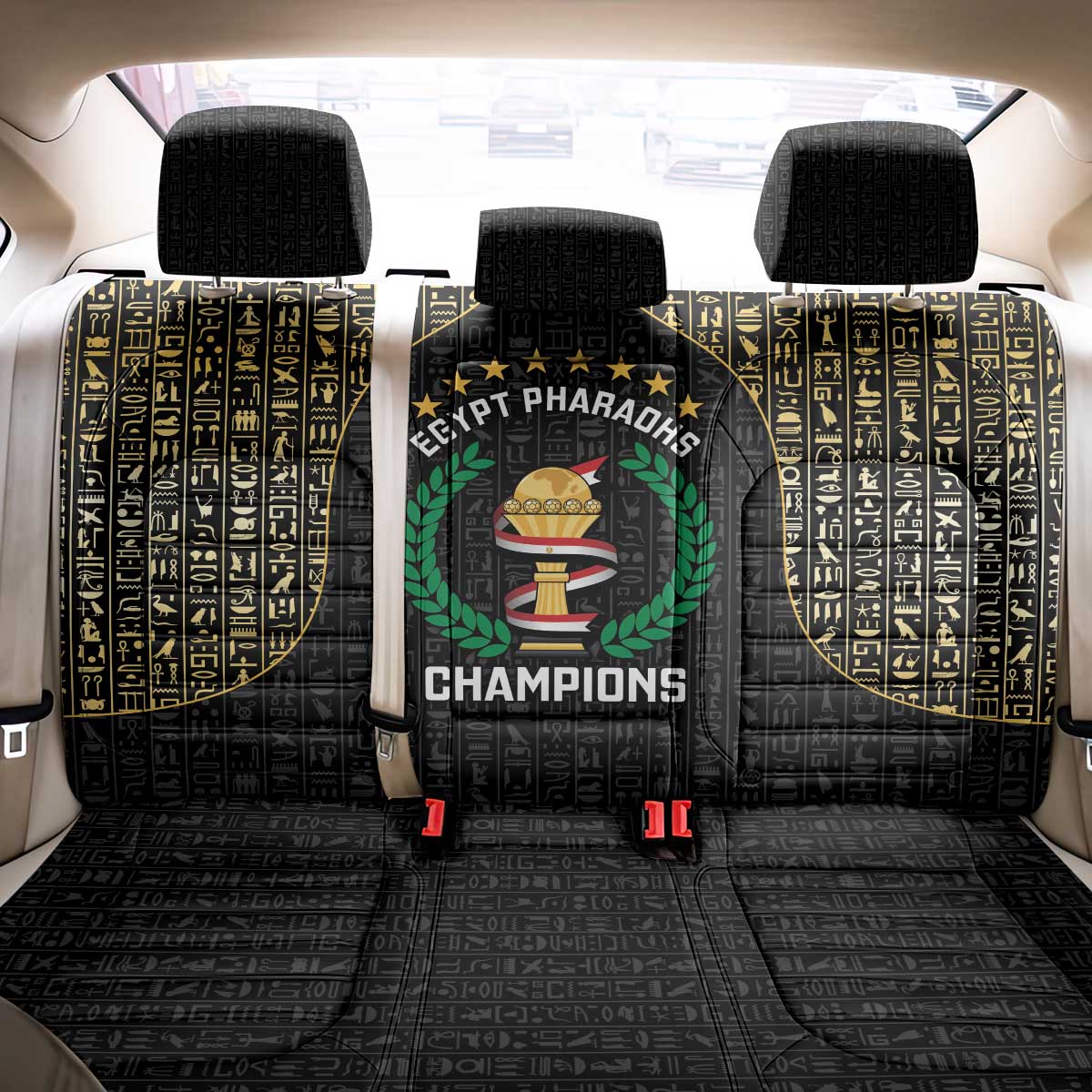 Egypt Pharaohs Back Car Seat Cover African Football Champions 2025