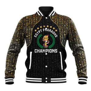 Custom Egypt Pharaohs Baseball Jacket African Football Champions 2025