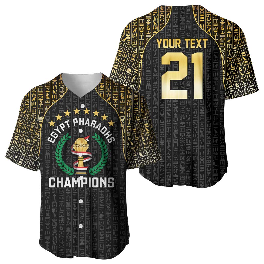 Custom Egypt Pharaohs Baseball Jersey African Football Champions 2025