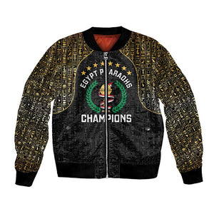 Custom Egypt Pharaohs Bomber Jacket African Football Champions 2025