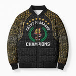 Custom Egypt Pharaohs Bomber Puffer Jacket African Football Champions 2025
