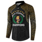 Custom Egypt Pharaohs Button Sweatshirt African Football Champions 2025