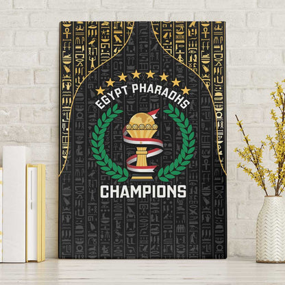 Egypt Pharaohs Canvas Wall Art African Football Champions 2025