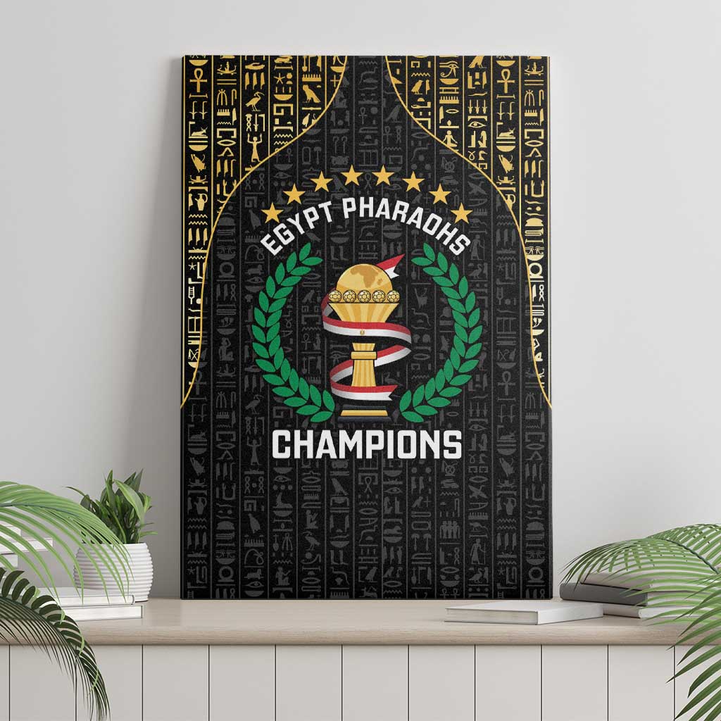 Egypt Pharaohs Canvas Wall Art African Football Champions 2025
