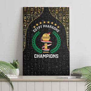 Egypt Pharaohs Canvas Wall Art African Football Champions 2025