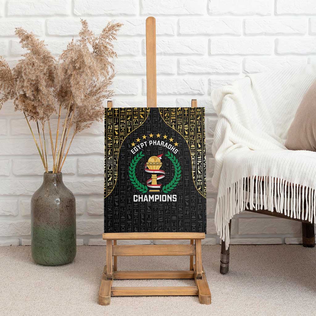 Egypt Pharaohs Canvas Wall Art African Football Champions 2025