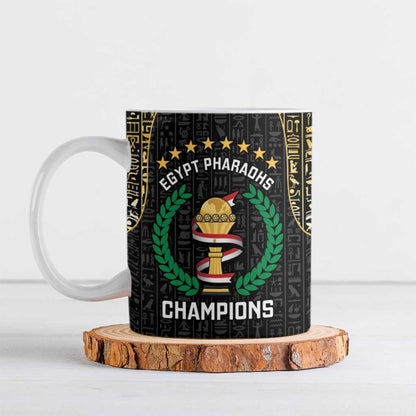 Custom Egypt Pharaohs Ceramic Mug African Football Champions 2025