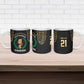 Custom Egypt Pharaohs Ceramic Mug African Football Champions 2025