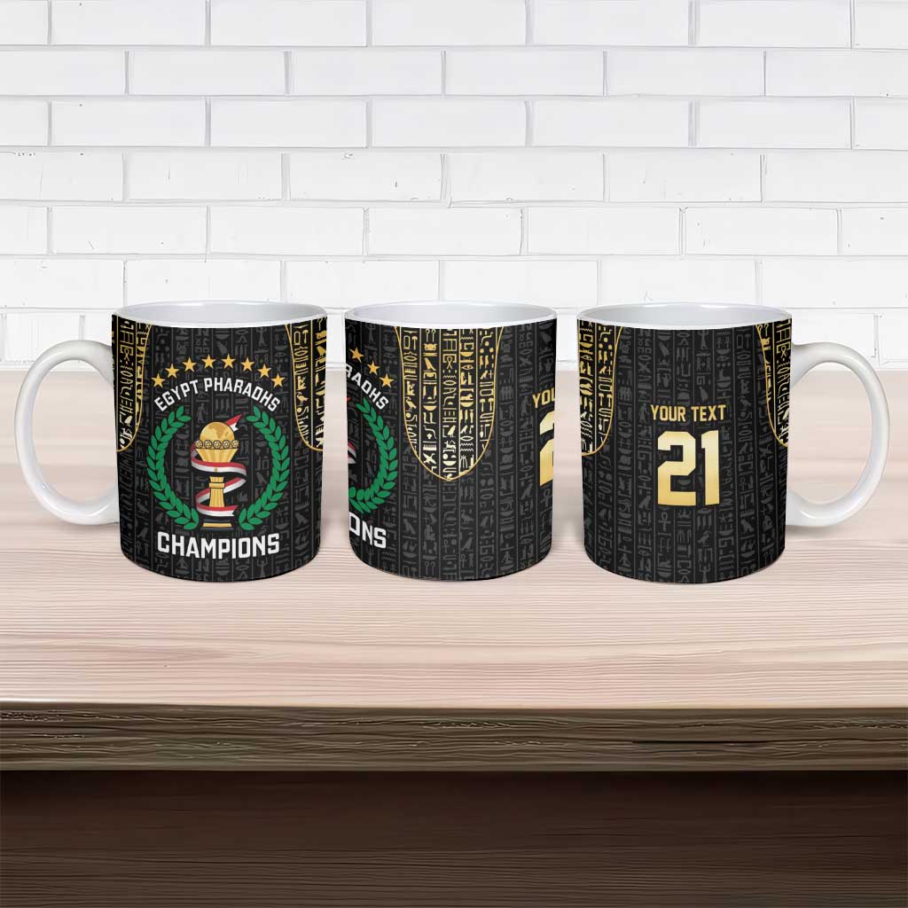 Custom Egypt Pharaohs Ceramic Mug African Football Champions 2025