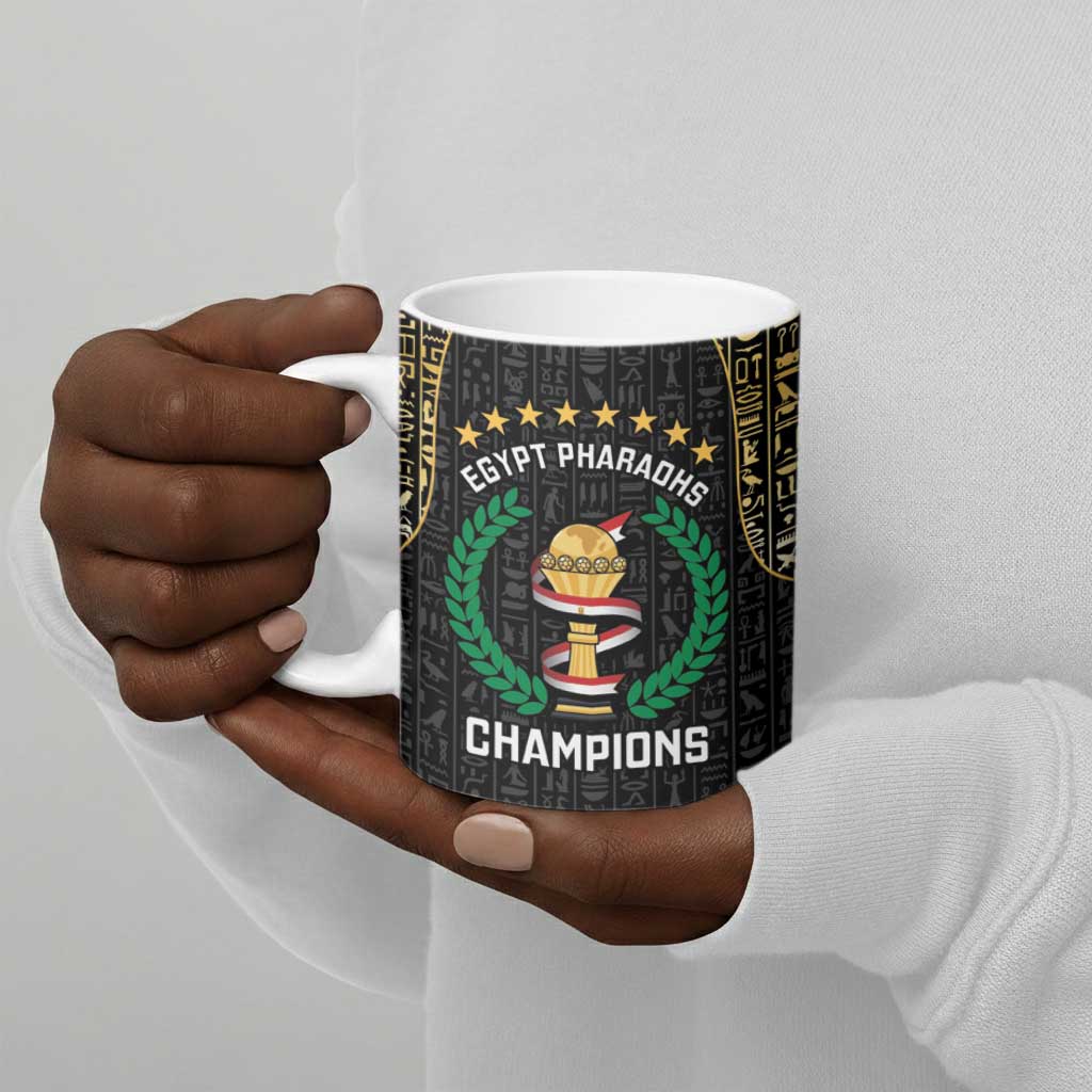 Custom Egypt Pharaohs Ceramic Mug African Football Champions 2025