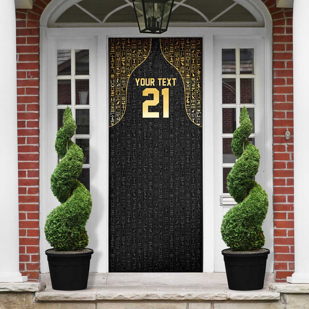 Custom Egypt Pharaohs Door Cover African Football Champions 2025