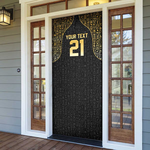 Custom Egypt Pharaohs Door Cover African Football Champions 2025
