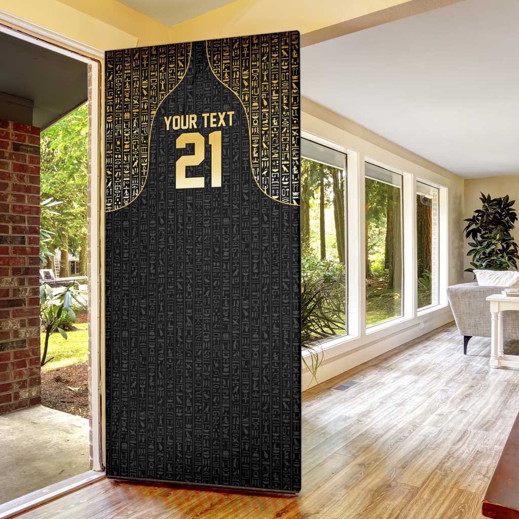 Custom Egypt Pharaohs Door Cover African Football Champions 2025