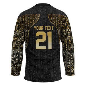 Custom Egypt Pharaohs Hockey Jersey African Football Champions 2025