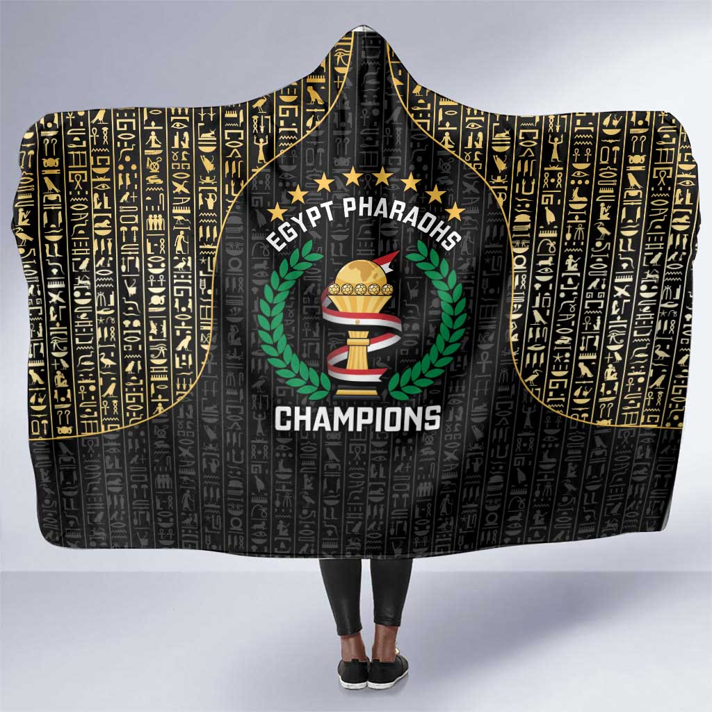 Egypt Pharaohs Hooded Blanket African Football Champions 2025