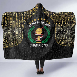Egypt Pharaohs Hooded Blanket African Football Champions 2025