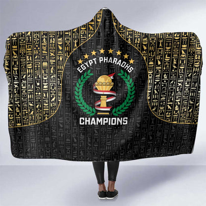Egypt Pharaohs Hooded Blanket African Football Champions 2025