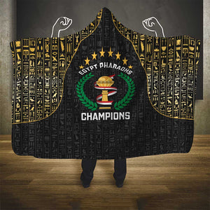 Egypt Pharaohs Hooded Blanket African Football Champions 2025