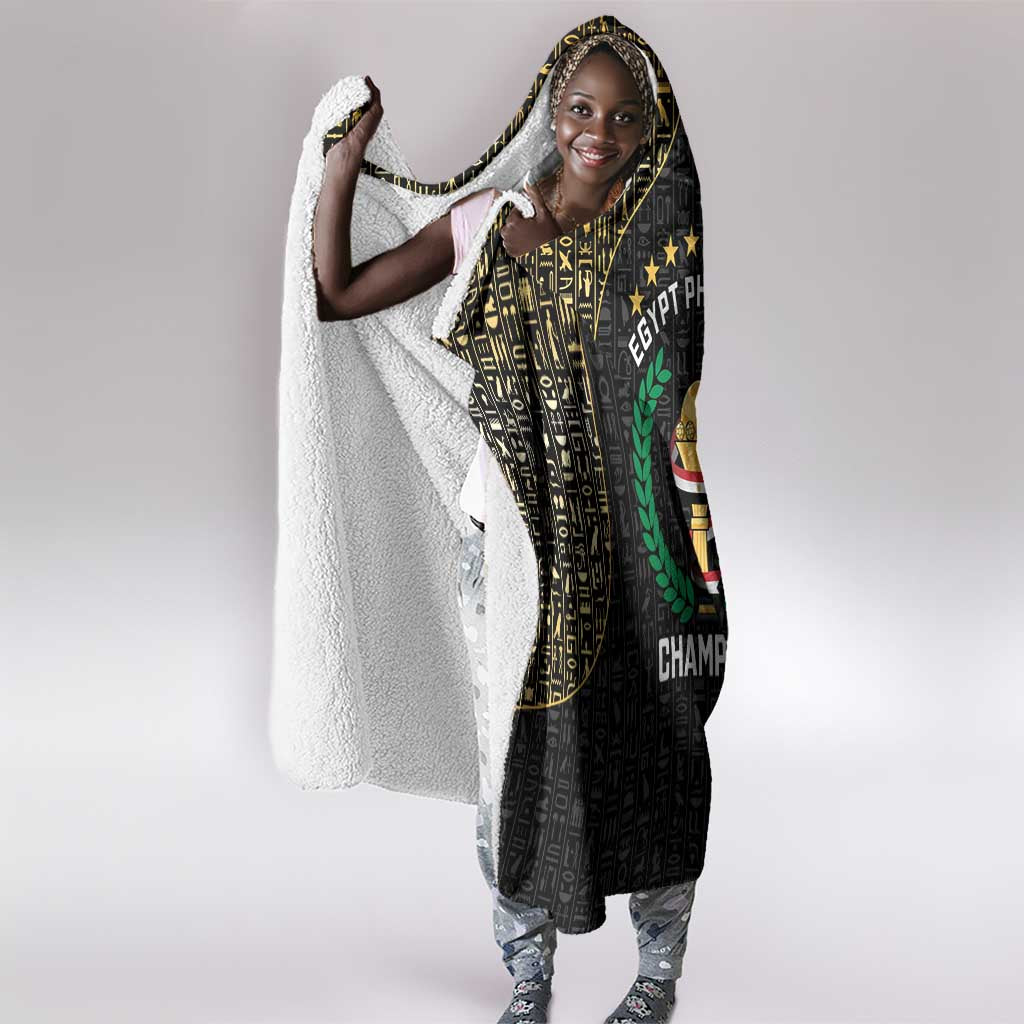 Egypt Pharaohs Hooded Blanket African Football Champions 2025